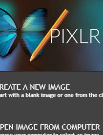 Screenshot of Pixlr Editor